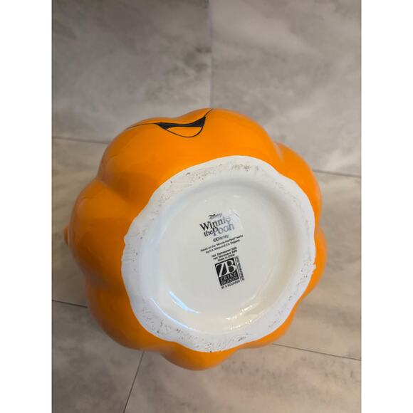 Disney Winnie The Pooh Halloween Jack O Lantern Pumpkin 8” Cookie Jar - Picture 6 of 7